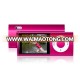 16gb touch screen mp4 digital player with camera with video out