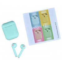 best price Mini in ear Macaron IPX5 Inpods 12 TWS 5.0 blue tooth Wireless earbuds headphones earphone with Charging case